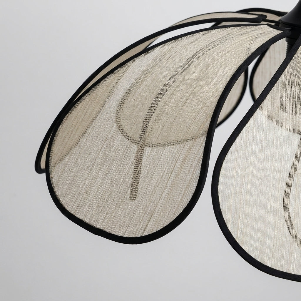 Close-up of Muxqa's layered petal frame structure