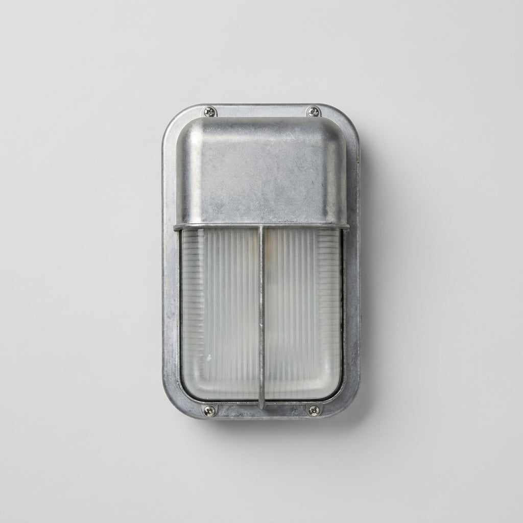 Ostin portrait centre bar hood bulkhead wall light unlit on a grey wall