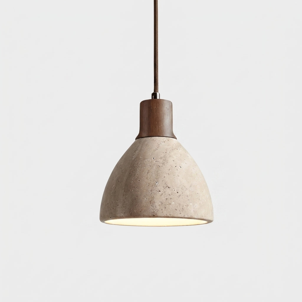 Yomzi single pendant light, angled studio shot